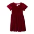 Girls Bubble Short Sleeve Velour Dress, alternative image