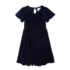 Girls Bubble Short Sleeve Velour Dress, alternative image