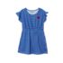 Girls Short Sleeve Gathered Waist Tunic Top, alternative image
