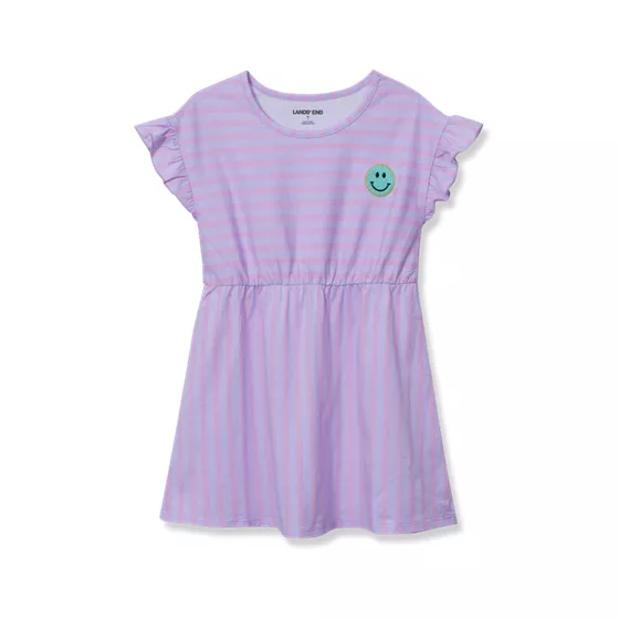 Girls Plus Short Sleeve Gathered Waist Tunic Top - primary