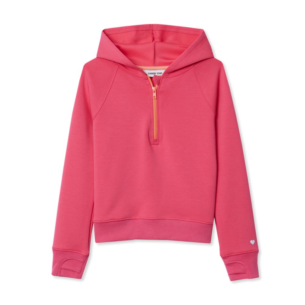 Girls Active Quarter Zip Sweatshirt | Lands