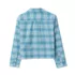 Girls Long Sleeve Cropped Flannel Shirt, alternative image