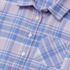 Girls Long Sleeve Cropped Flannel Shirt, alternative image