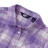 Girls Long Sleeve Cropped Flannel Shirt, alternative image