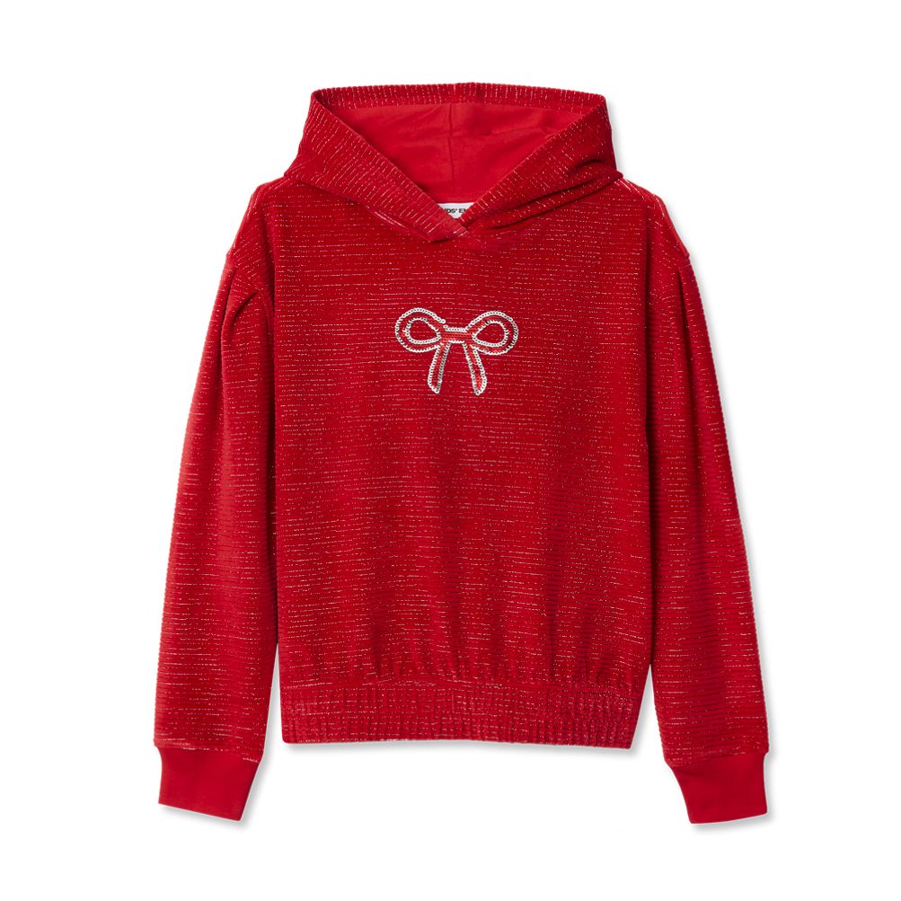 Girls Velour Hoodie Sweatshirt | Lands' End
