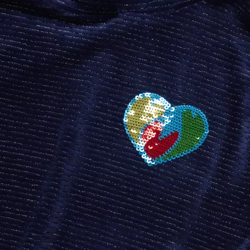 Girls Velour Hoodie Sweatshirt, alternative image