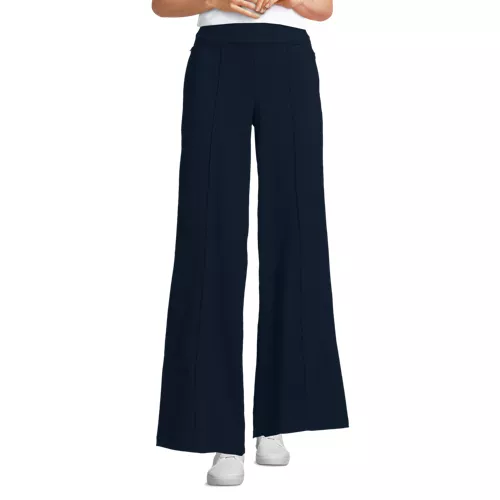 Women's Starfish High Rise Palazzo Pants, Front