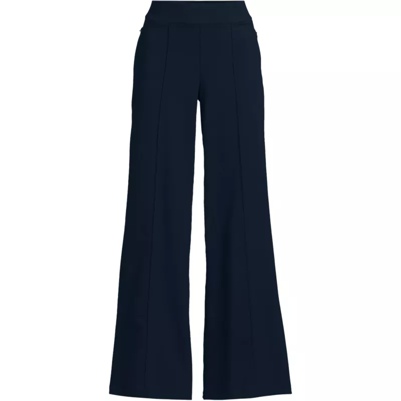 Women's Plus Size Starfish High Rise Palazzo Pants, Front