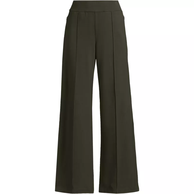Women's Plus Size Starfish High Rise Palazzo Pants, Front