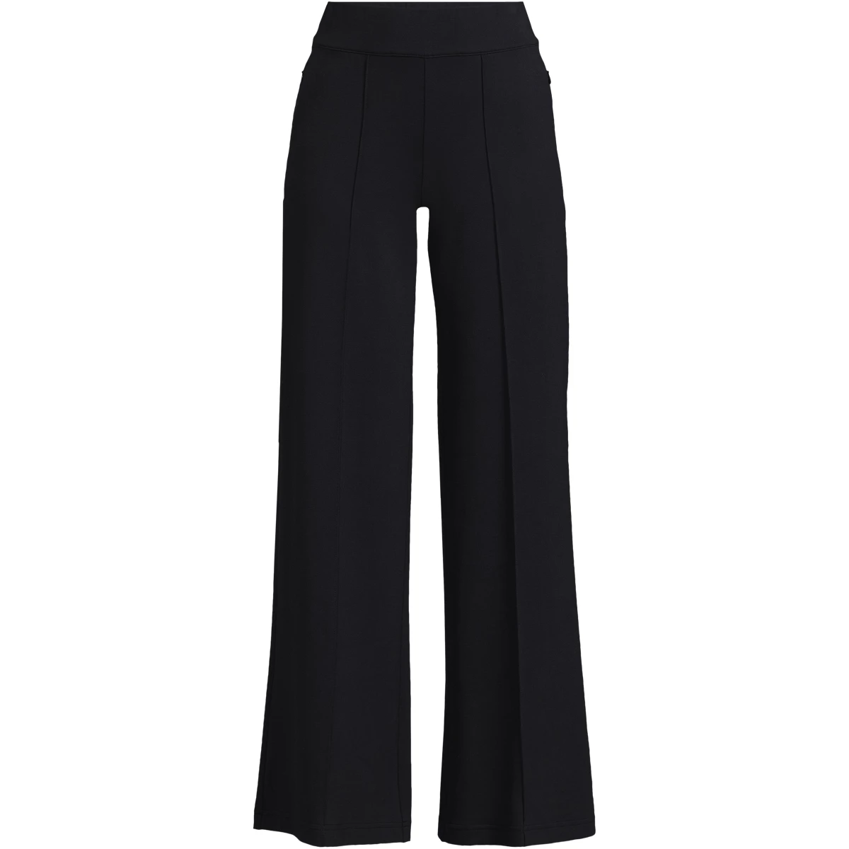 Women's Tall Starfish High Rise Palazzo Pants — Black by Lands' End
