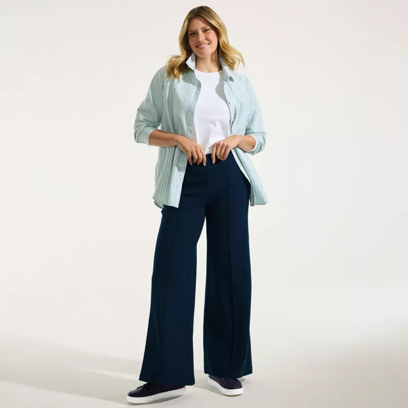 Women's Starfish High Rise Palazzo Pants, alternative image
