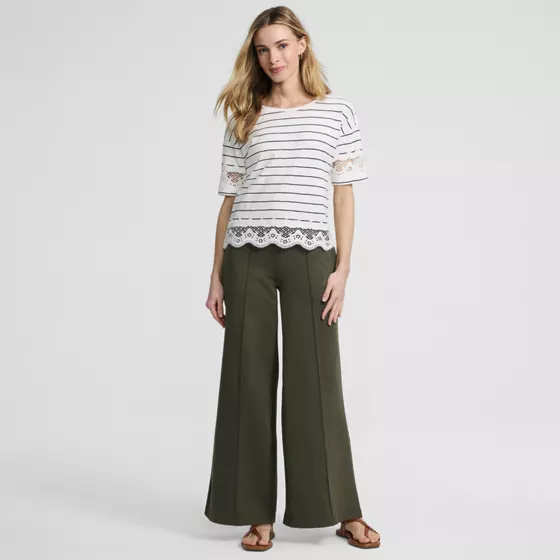 Women's Starfish High Rise Palazzo Pants - primary