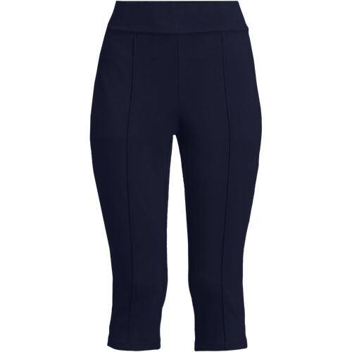 Women's Starfish High Rise Pintuck Capri Pants | Lands' End