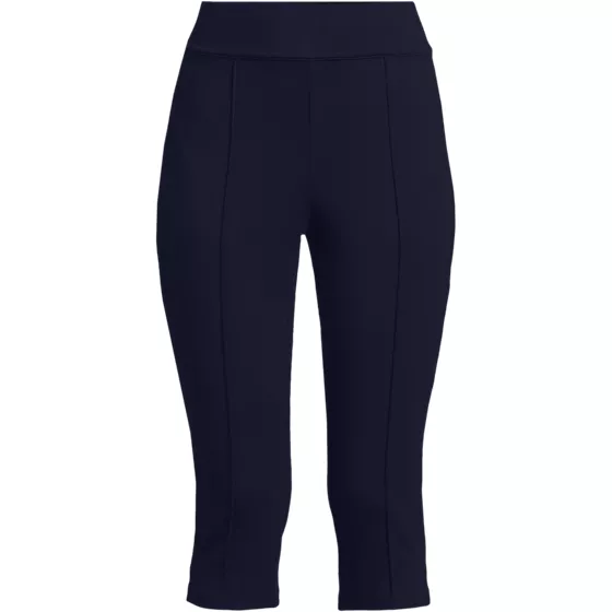 Women's Starfish High Rise Pintuck Capri Pants - primary