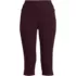 Women's Petite Starfish High Rise Pintuck Capri Pants, Front