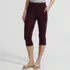 Women's Petite Starfish High Rise Pintuck Capri Pants, Front