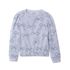 Girls Puff Shoulder Crew Neck Sweatshirt, alternative image
