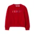 Girls Puff Shoulder Crew Neck Sweatshirt, alternative image