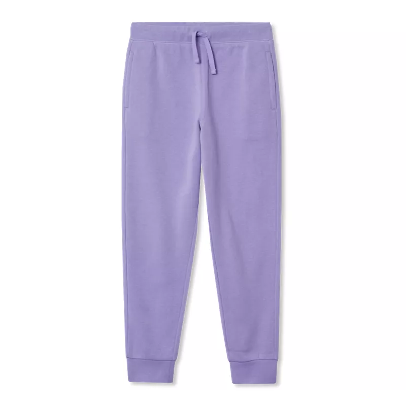 Girls Cotton Fleece Jogger Sweatpants, alternative image