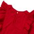 Girls Long Sleeve Ruffle Knit Jumpsuit, alternative image