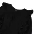 Girls Long Sleeve Ruffle Knit Jumpsuit, alternative image