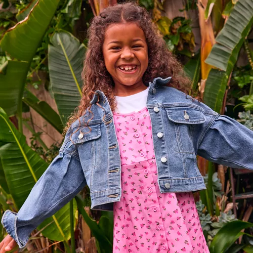 Girls Denim Jacket, alternative image