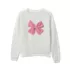 Girls Meet and Greet Bow Knit Sweater, alternative image