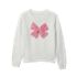 Girls Meet and Greet Bow Knit Sweater, alternative image