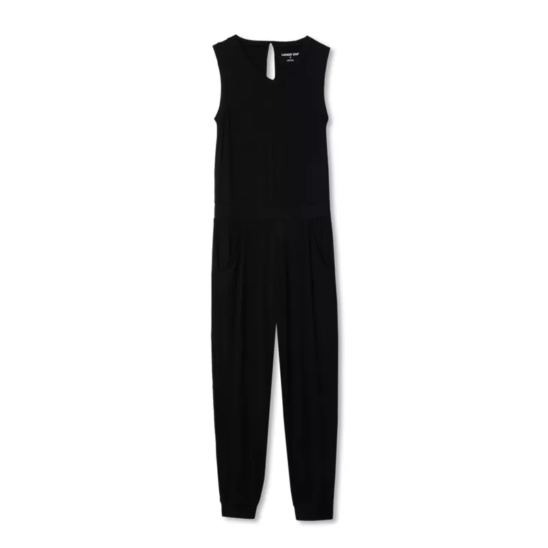 Girls Casual Knit Jumpsuit, alternative image