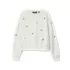 Girls Crew Neck Embroidered Sweatshirt, alternative image