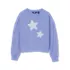 Girls Crew Neck Embroidered Sweatshirt, alternative image