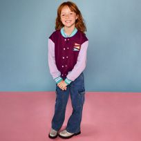 Bottines fille à lacets - noir avec etoile paillette