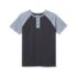 Boys Short Sleeve Henley Tee, alternative image