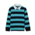 Boys Long Sleeve Collared Rugby Shirt, alternative image