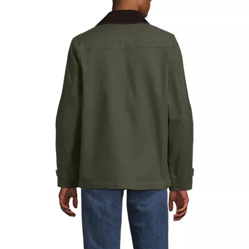 Men's Canvas Barn Jacket, Back