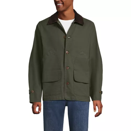 Men's Canvas Barn Jacket, Front