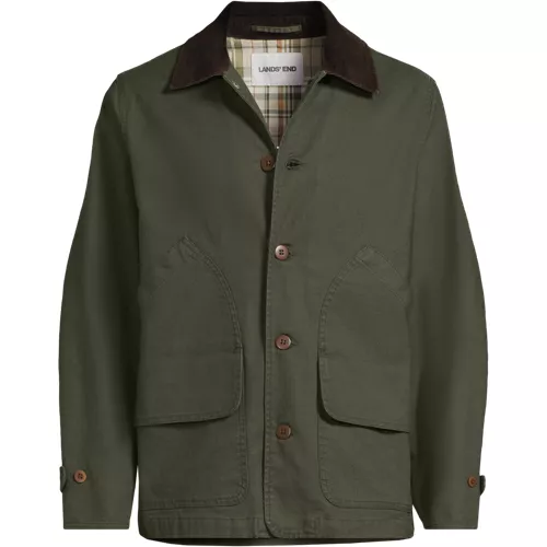 Men's Canvas Barn Jacket, Front