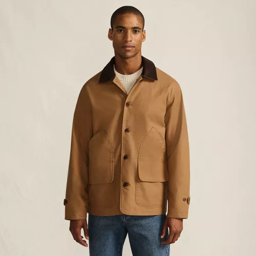 Men's Canvas Barn Jacket, Front