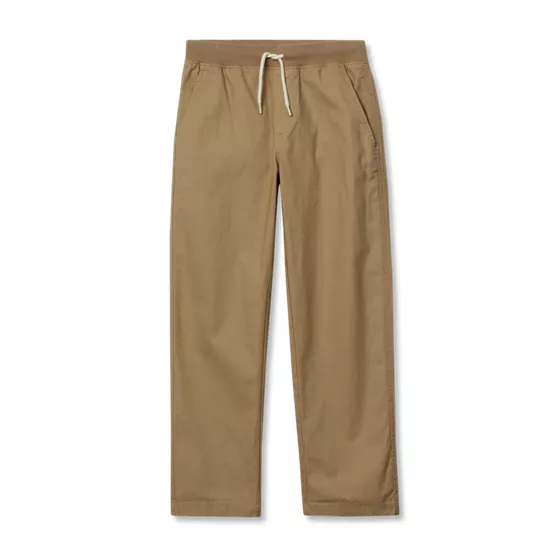 Boys Stretch Soft Rib Waist Iron Knee Pull On Pants - primary