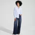 Women's Starfish Denim High Rise Wide Leg Jeans, alternative image