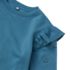 Girls Long Sleeve Cozy Fleece Ruffle Eyelet Sweatshirt, alternative image
