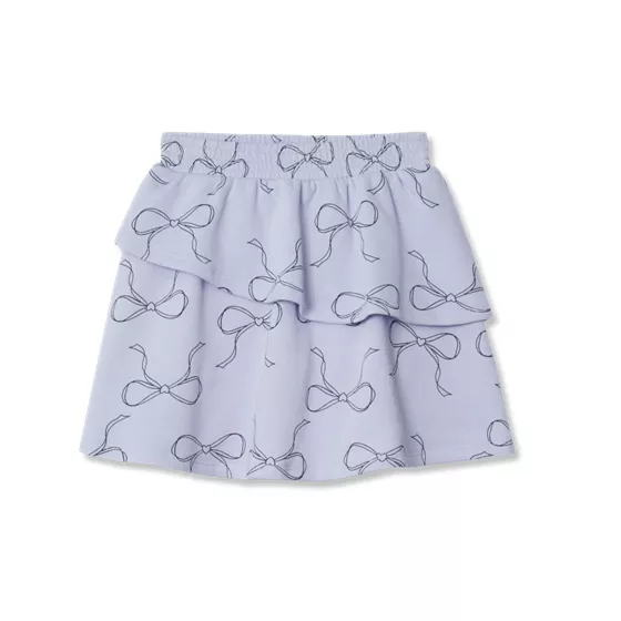 Girls Tiered Fleece Skort - primary