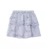 Girls Tiered Fleece Skort, alternative image