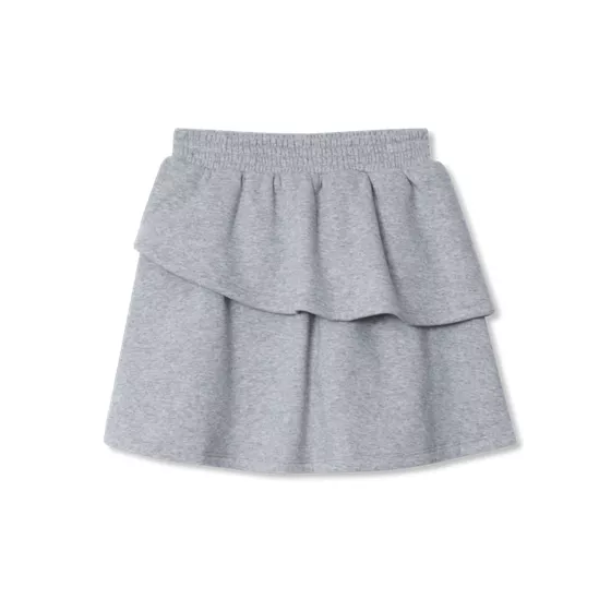 Girls Tiered Fleece Skort - primary