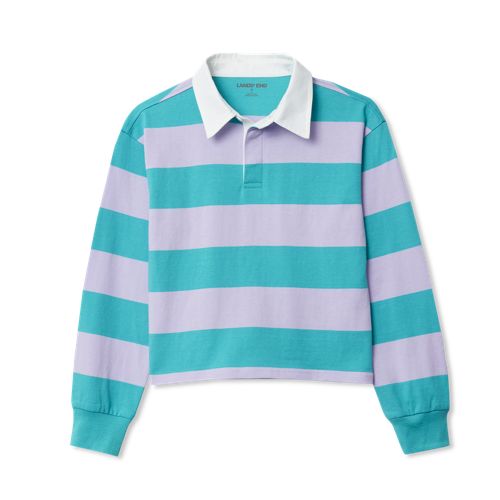 Boys Long Sleeve Collared Rugby Shirt | Lands' End