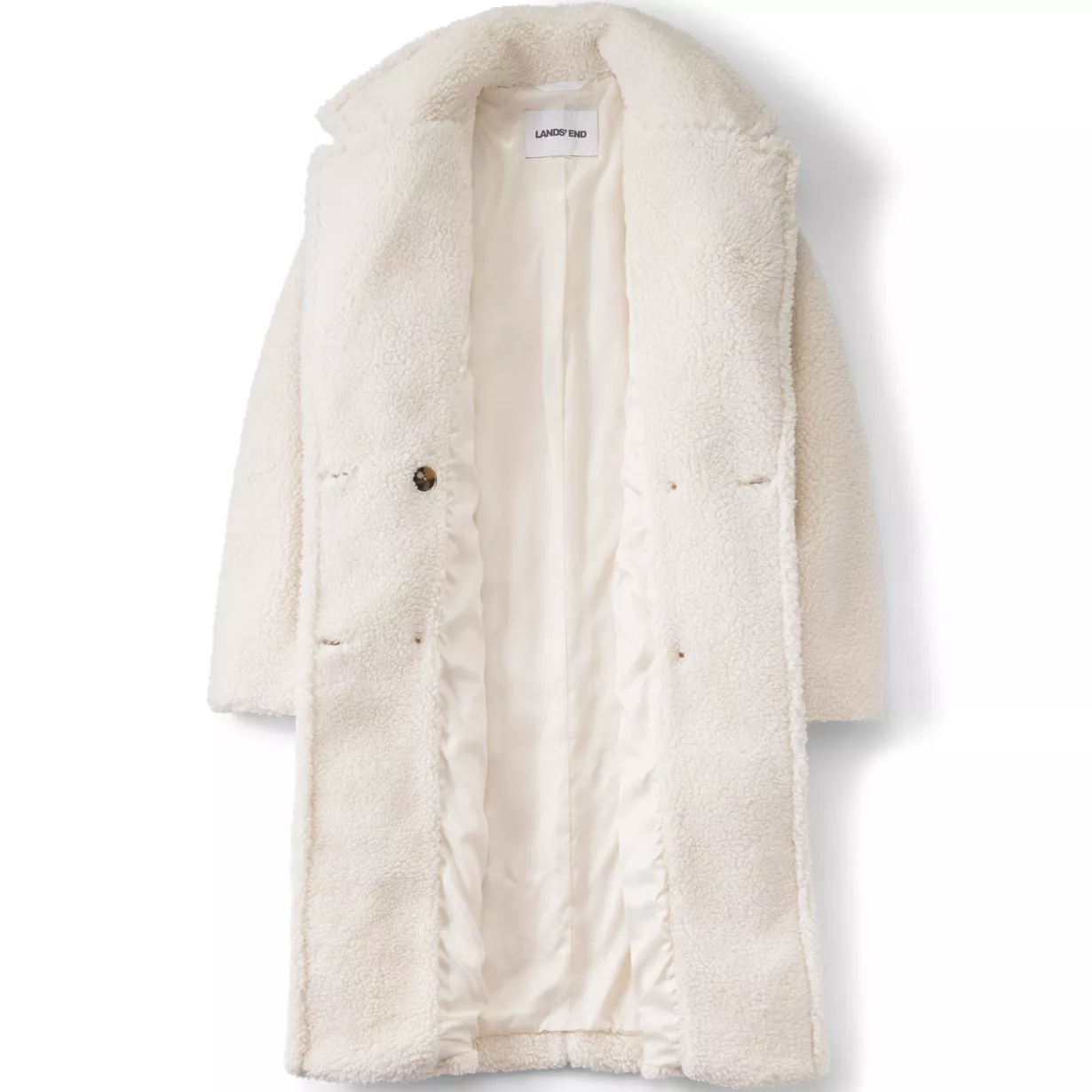 Women's Double Breasted Sherpa Fleece Coat