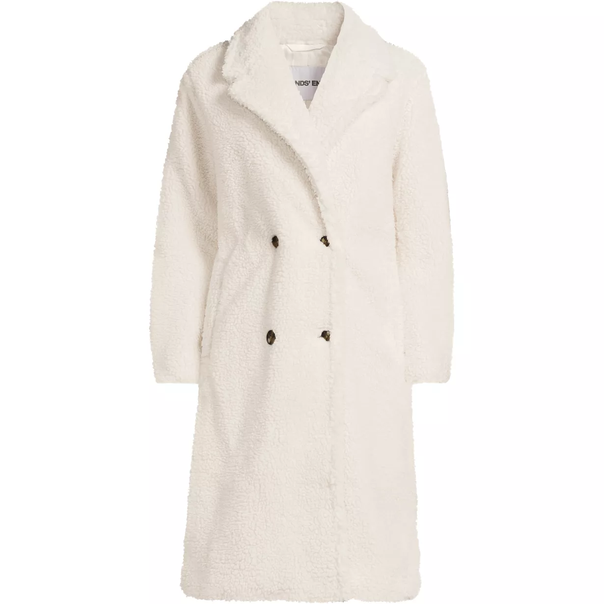 Women's Double Breasted Sherpa Fleece Coat
