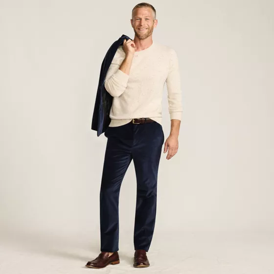Men's Velvet Dress Pants - primary
