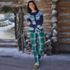 Women's Pajama Gift Set - Knit Long Sleeve Top and Flannel Pants, alternative image