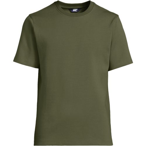Soft Luxe T-shirt, Men, size: XL, regular, Green, Cotton/Polyester/Cotton-blend, by Lands' End